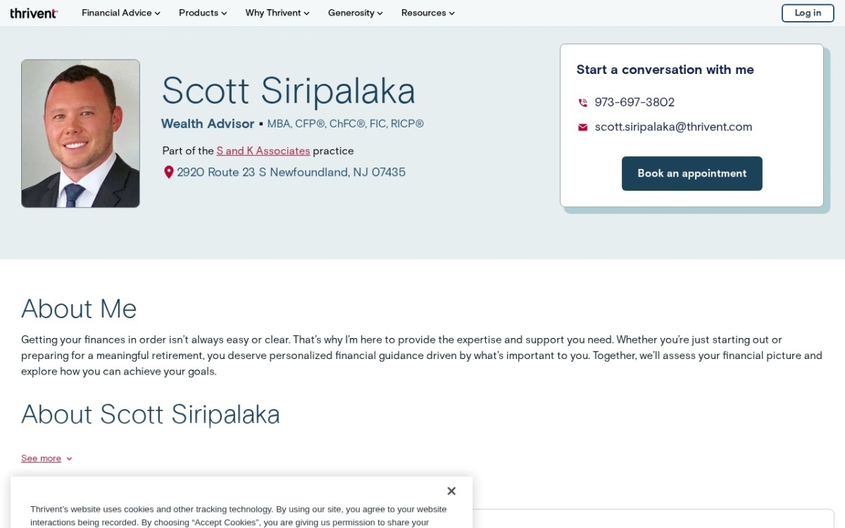 Scott Siripalaka - Thrivent