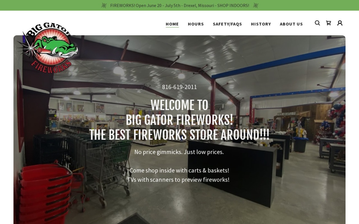 Big Gator Fireworks