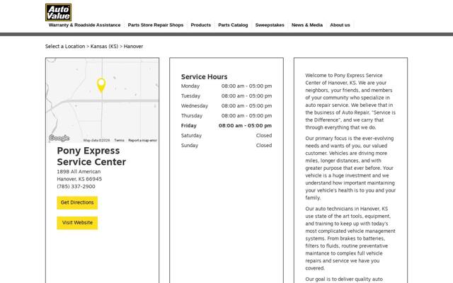 Pony Express Service Center