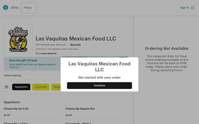 Las Vaquitas Mexican Food