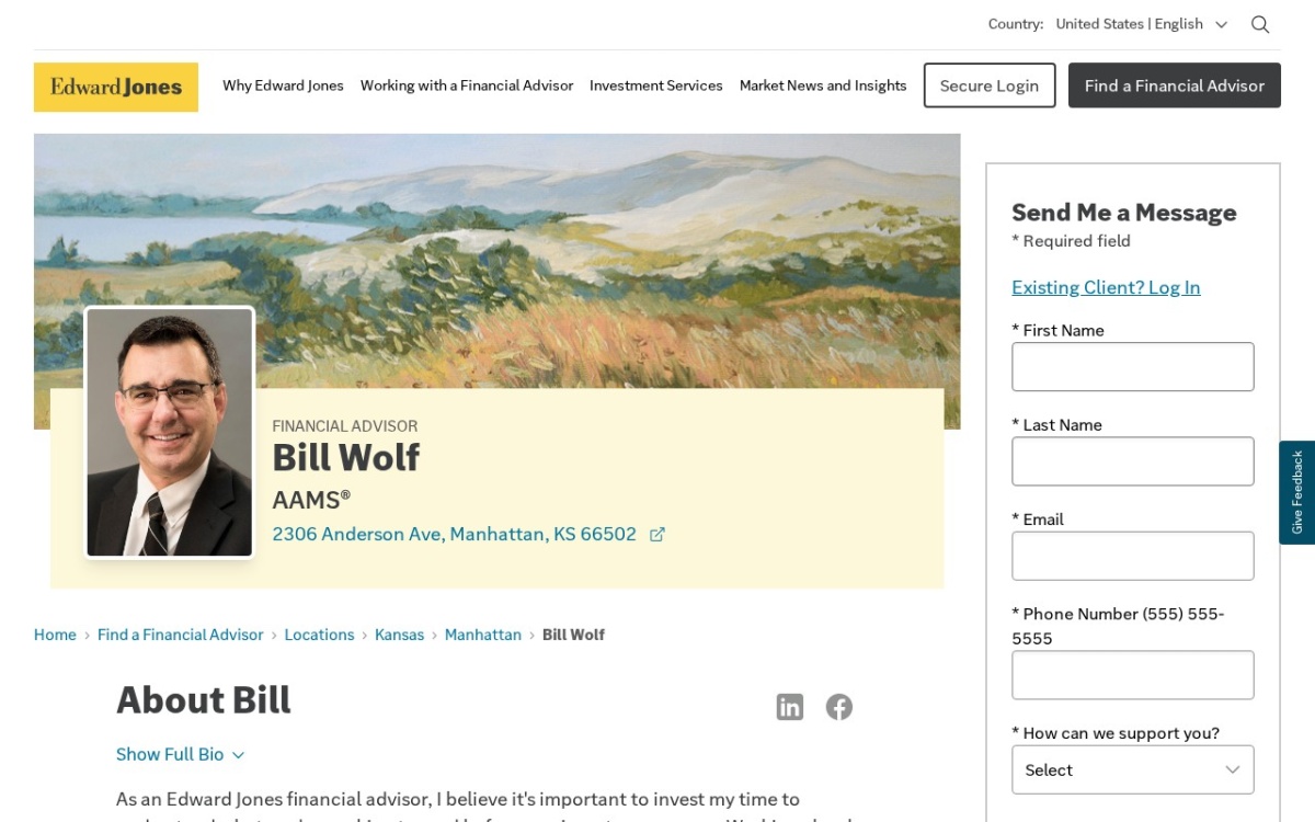 Edward Jones - Financial Advisor: Bill Wolf, AAMS®