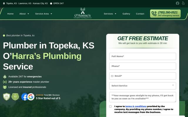 O'Harra's Plumbing Service