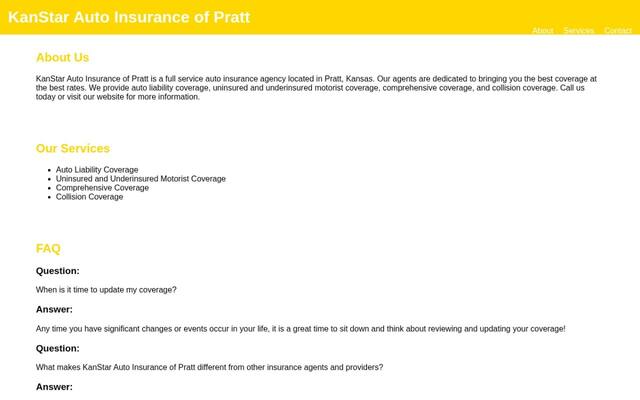 KanStar Auto Insurance of Pratt