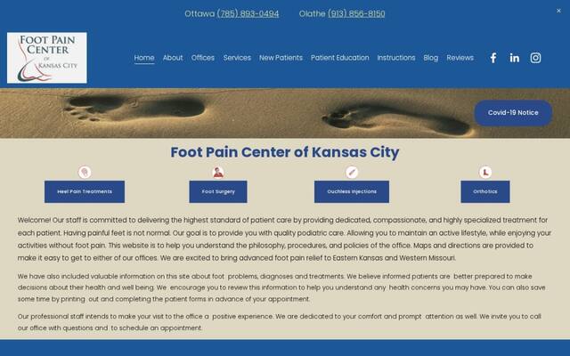 Foot Pain Center Of Kansas City