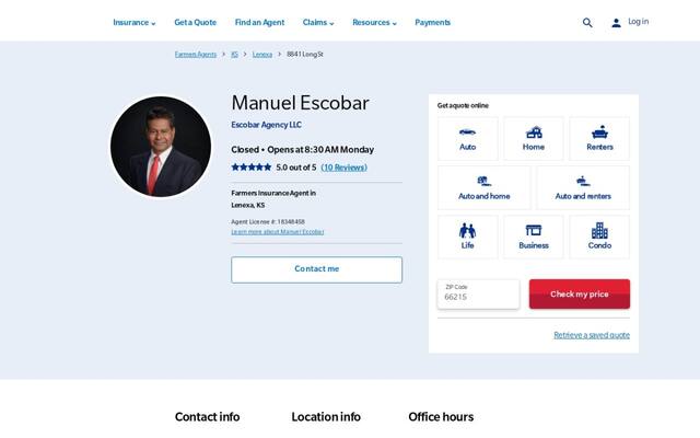 Farmers Insurance - Manuel Escobar