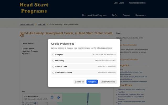 Iola Head Start
