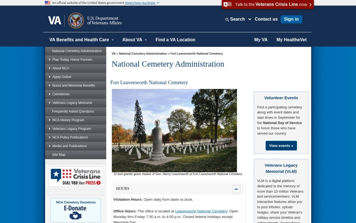 Fort Leavenworth Nat Cmtry