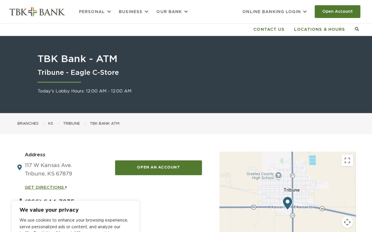 TBK Bank ATM
