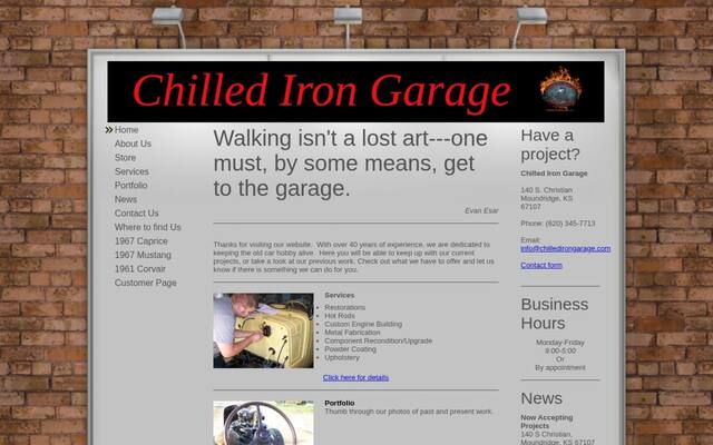 Chilled Iron Garage