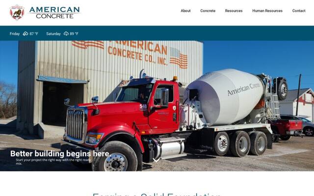 American Concrete Co Inc