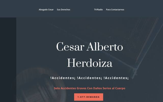Abogado de Accidentes: César Alberto Herdoíza