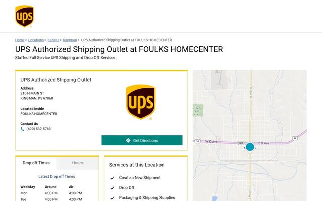 UPS Authorized Shipping Outlet