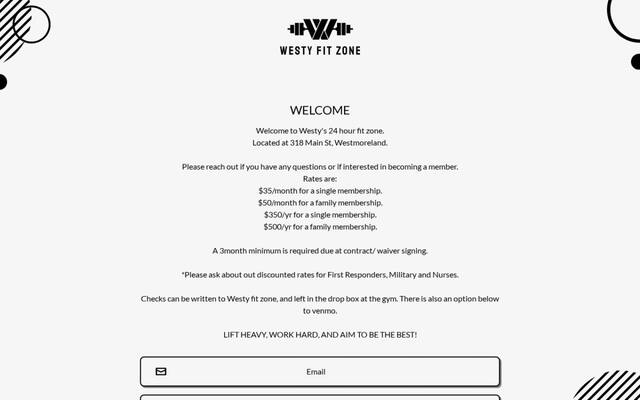 Westy Fit Zone
