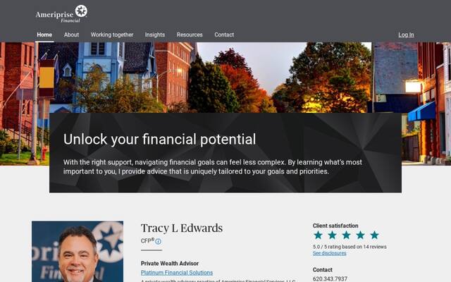 Tracy L Edwards - Private Wealth Advisor, Ameriprise Financial Services