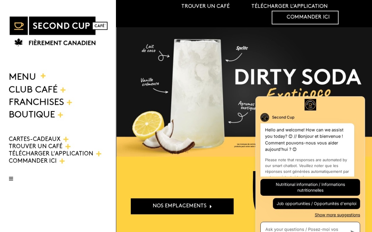 Second Cup Cafe