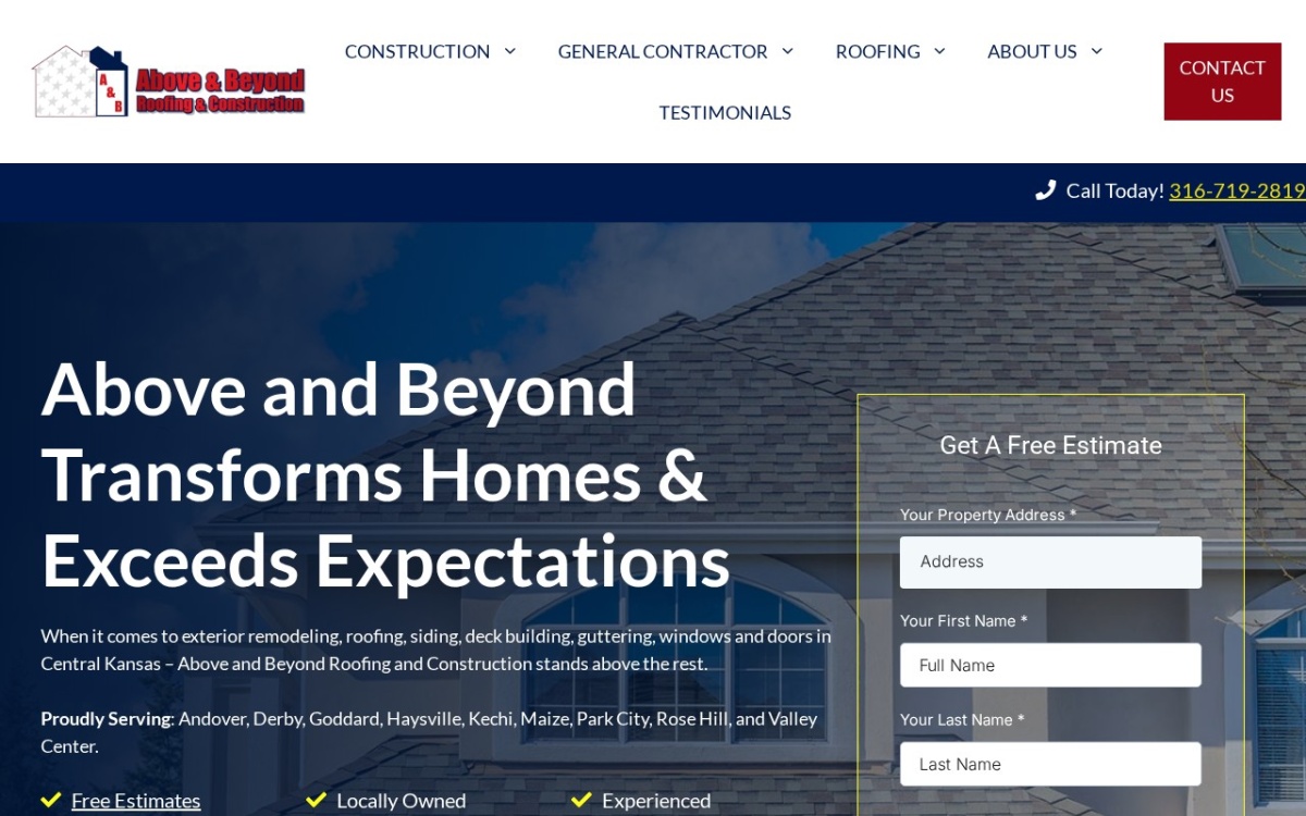 Above & Beyond Roofing & Construction