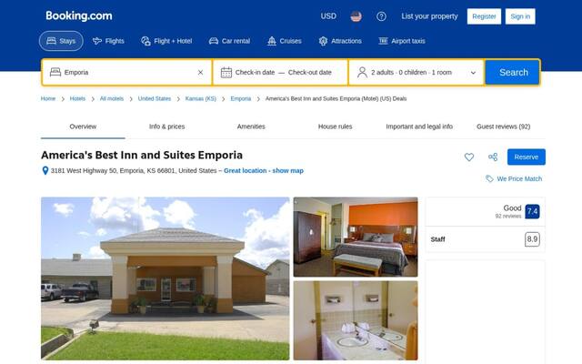 America's Best Inn and Suites - Emporia