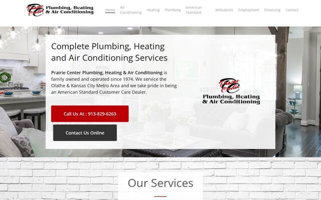 Prairie Center Plumbing Heating & Air Conditioning