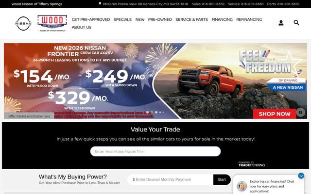 Wood Nissan Of Tiffany Springs