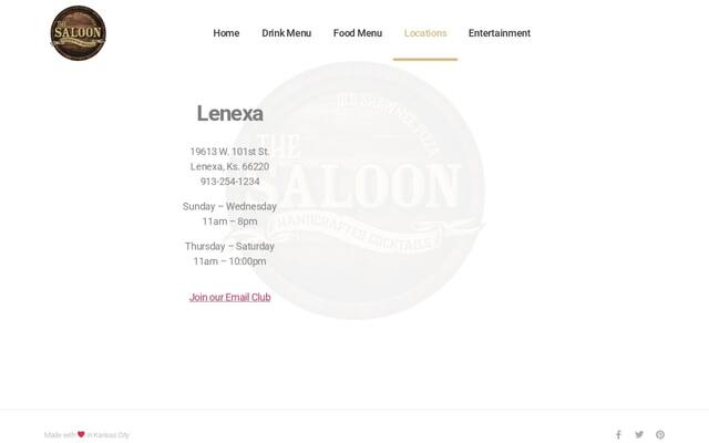 The Saloon – A Cocktail Bar