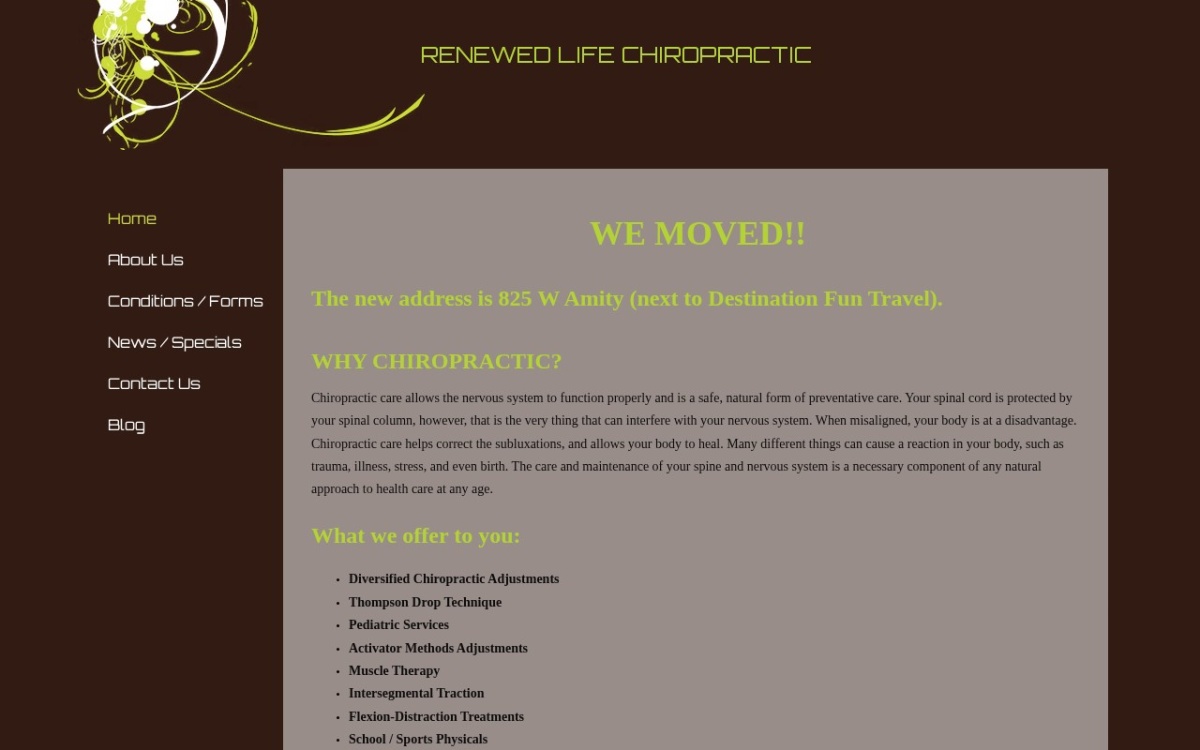 Renewed Life Chiropractic