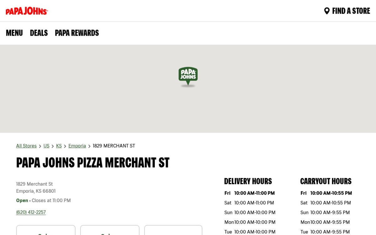 Papa Johns Pizza