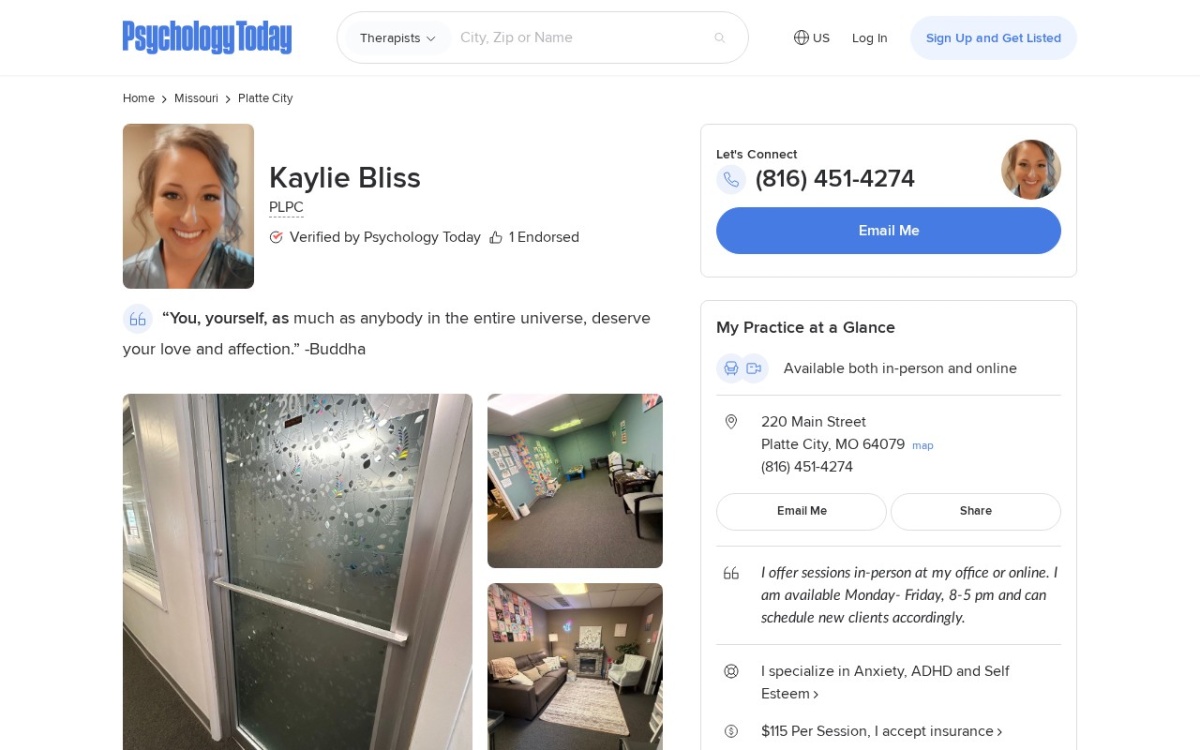 Kaylie Bliss, PLPC