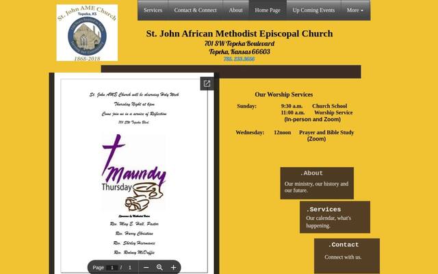 Saint John African Methodist Episcopal Church