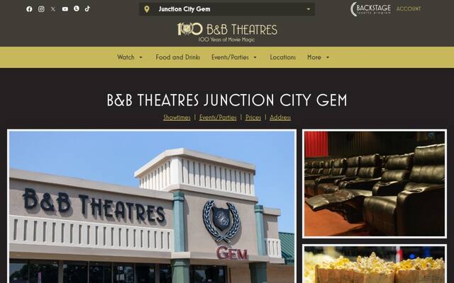 B&B Theatres Junction City Gem