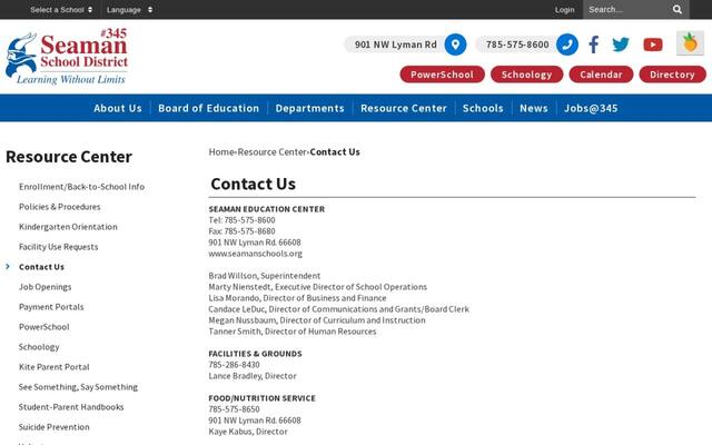 Seaman Unified School District 345