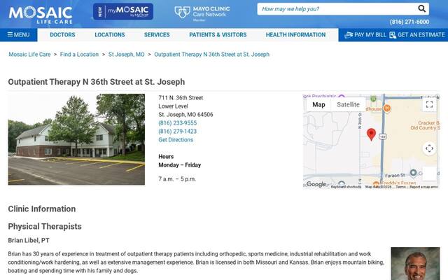 Mosaic Life Care at St. Joseph - Outpatient Therapy N 36th Street