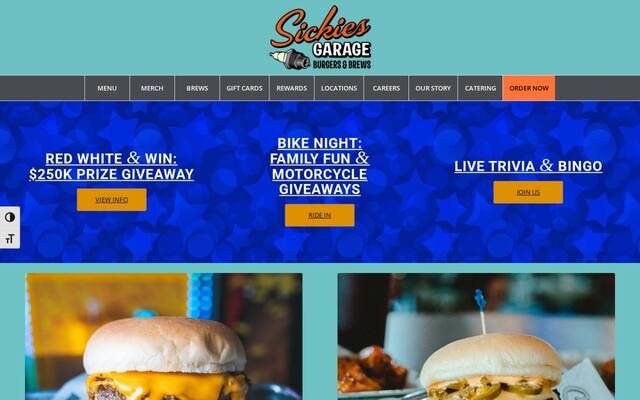 Sickies Garage Burgers & Brews