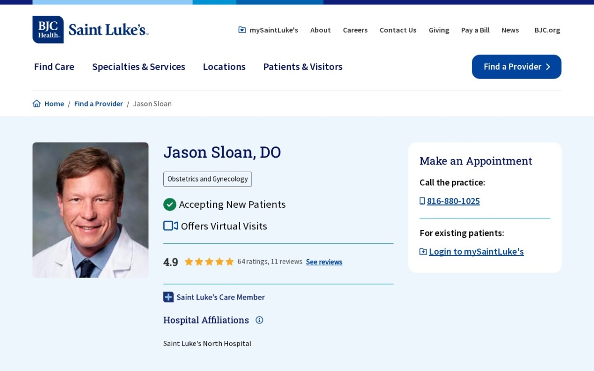 Jason K Sloan, DO