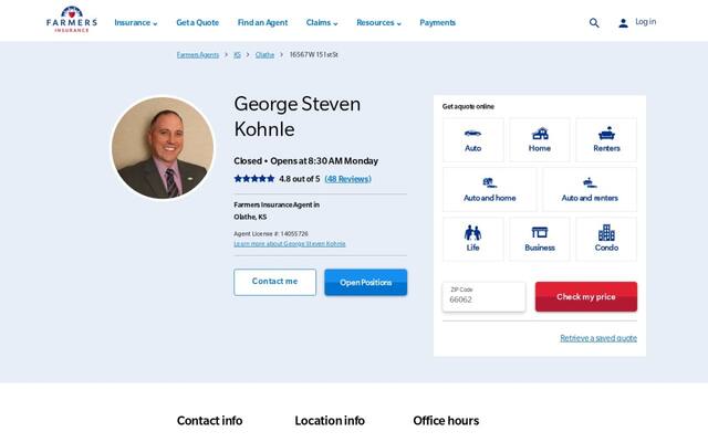 Farmers Insurance - George Steven Kohnle