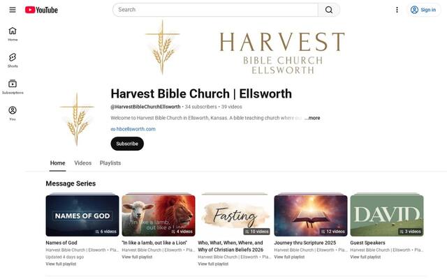 Harvest Bible Church Ellsworth KS