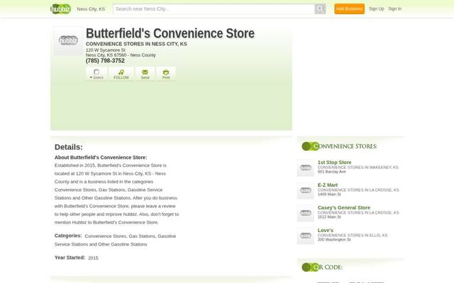 Butterfield's Convenience Store