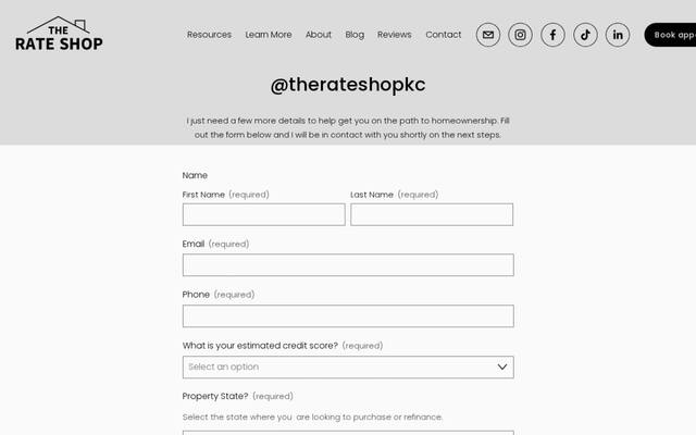 The Rate Shop