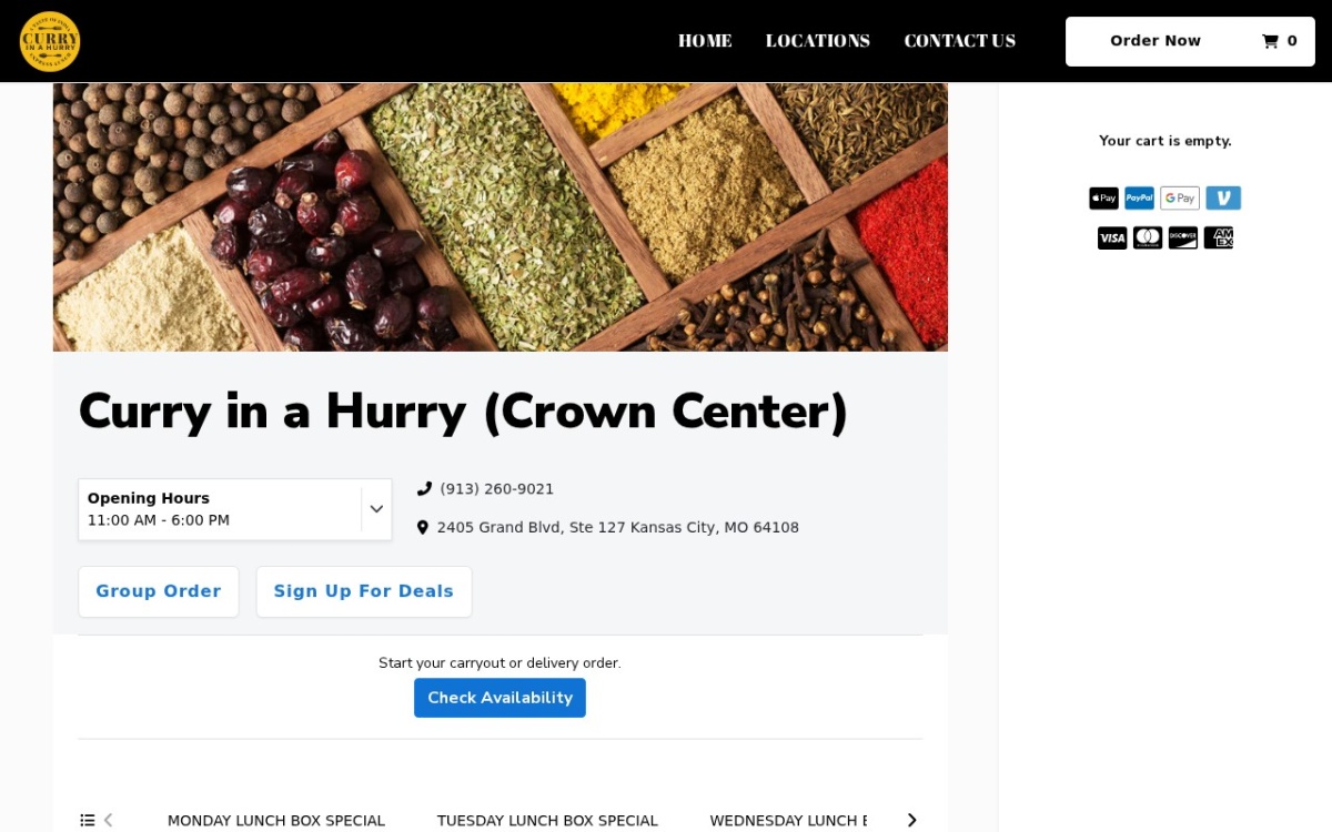 Curry in a Hurry
