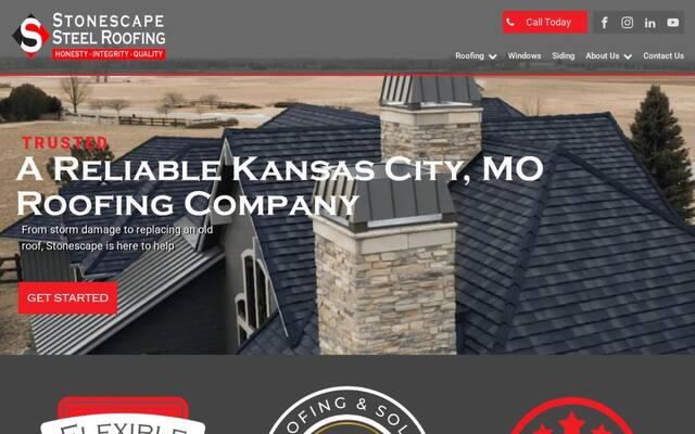 Stonescape Steel Roofing - Kansas City