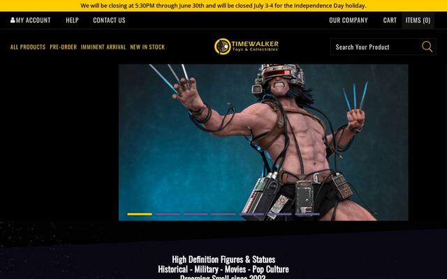 Timewalker Toys and Collectibles