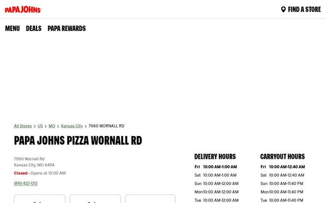 Papa John's Pizza