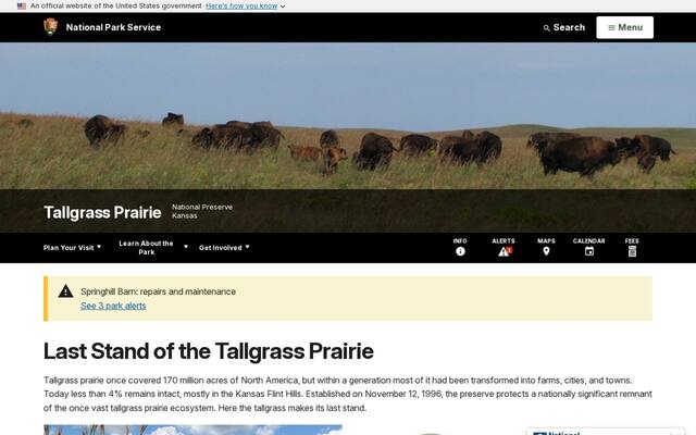 Tallgrass Prairie National Preserve Visitor Center