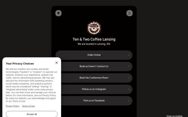 Ten & Two Coffee