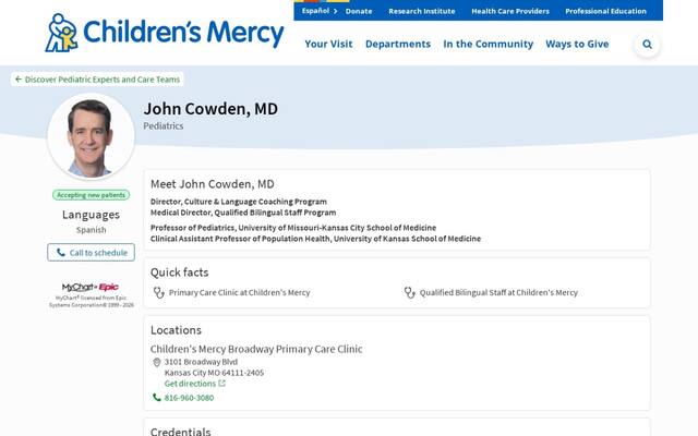 John D. Cowden MD, MPH, QBS