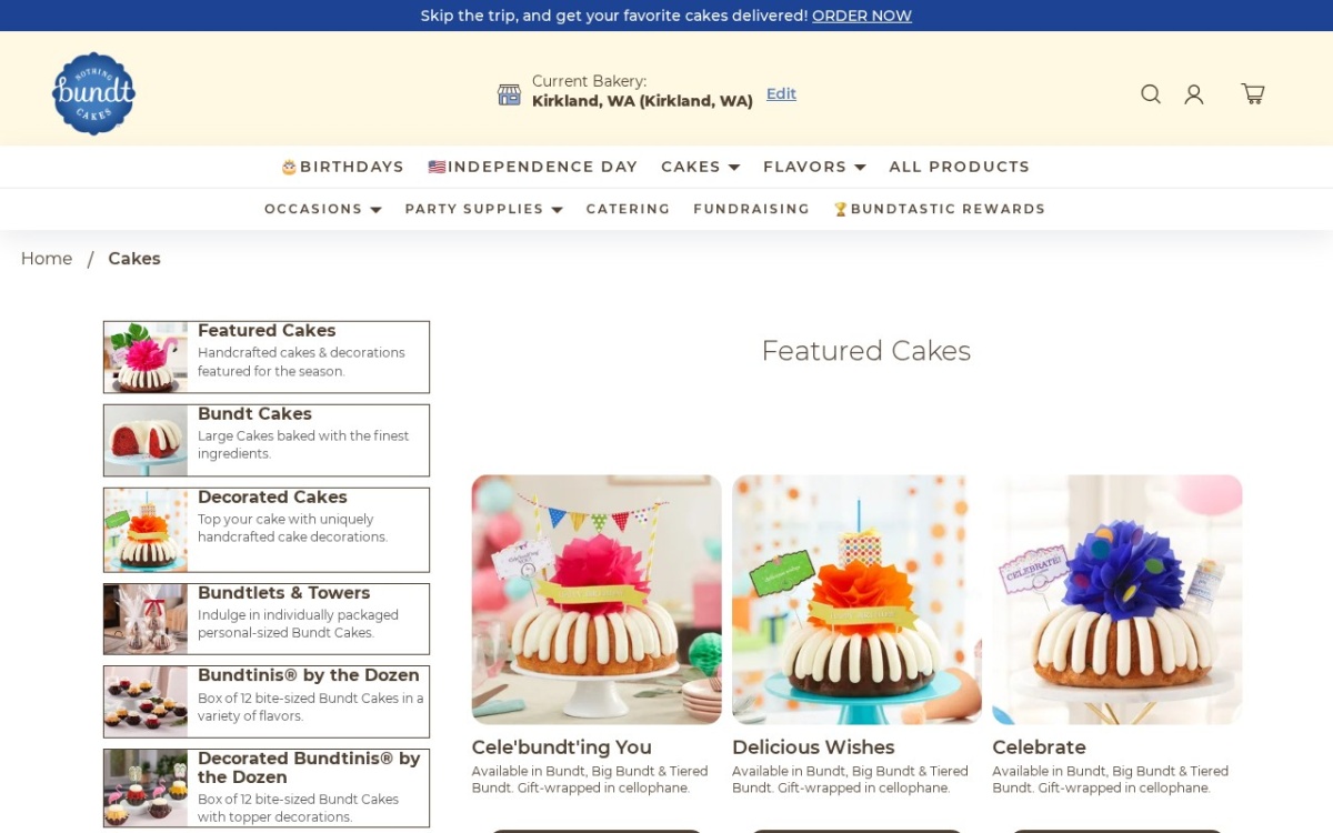 Nothing Bundt Cakes