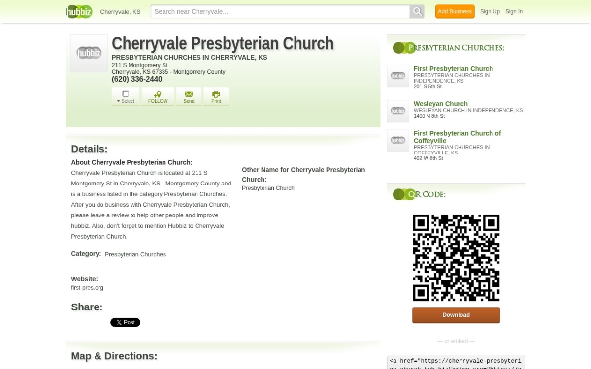 Cherryvale Presbyterian Church