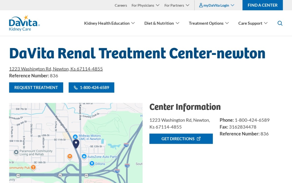 DaVita Renal Treatment Center-Newton