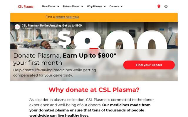CSL Plasma
