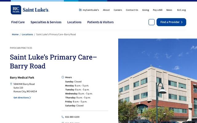 Saint Luke's Primary Care–Barry Road