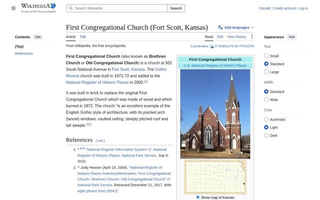 First Congregational Church (Fort Scott, Kansas)
